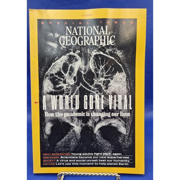 National Geographic November 2020 A World Gone Viral Pandemic Special Issue - Picture 1 of 7